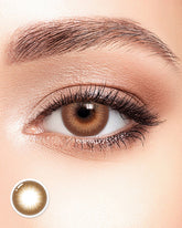 Lenstown 梨芝瞳 Cosmetic Davivi2 Brown 月拋(1片)